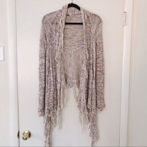 Free People Fringe Cardigan
